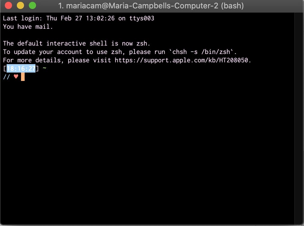 Switching Shells from Bash to Zsh