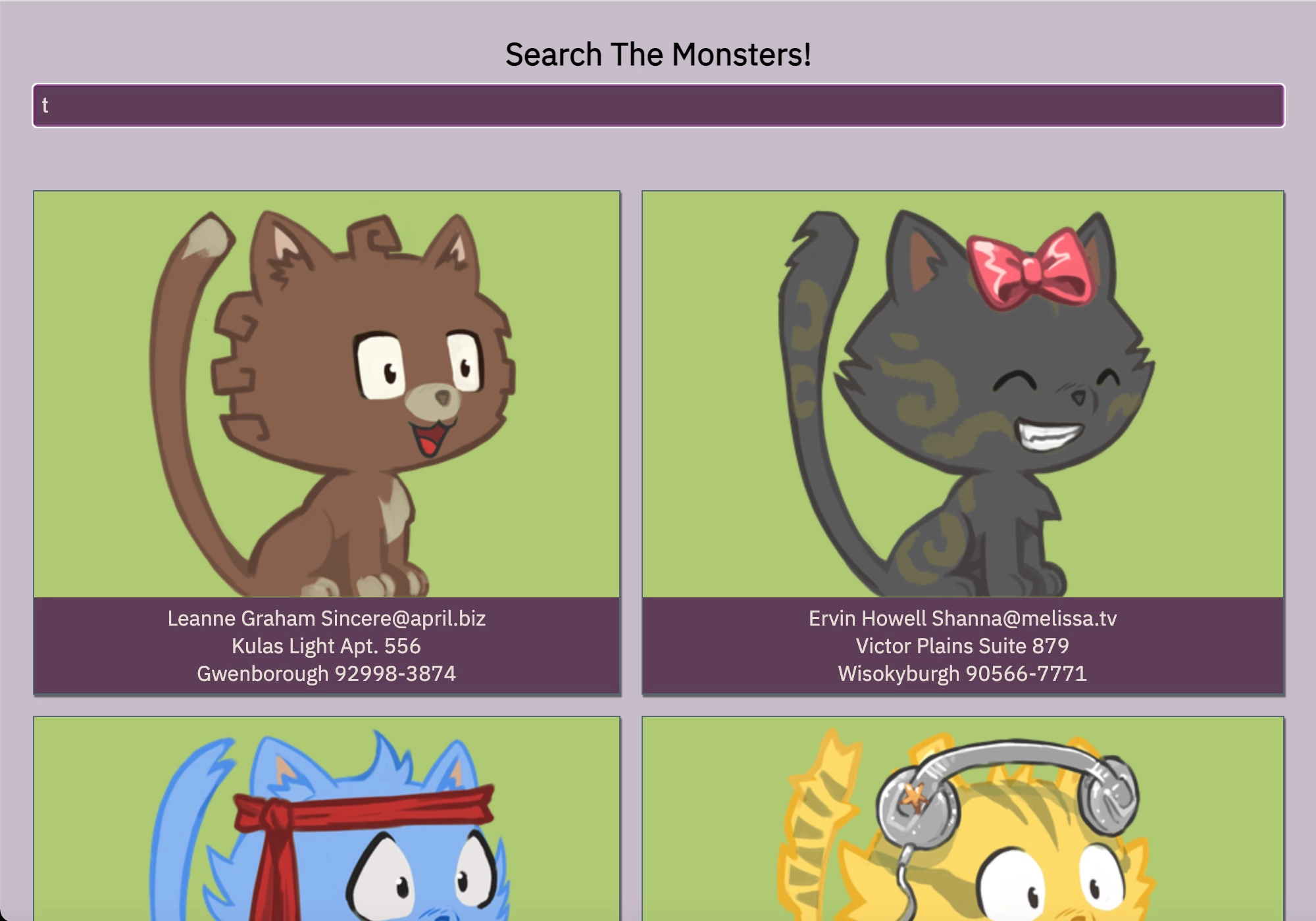 Monsters API App